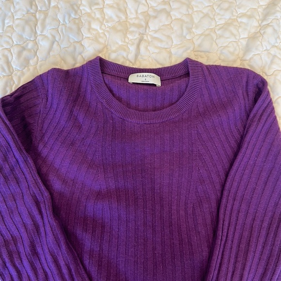 Babaton purple sweater - Picture 2 of 2